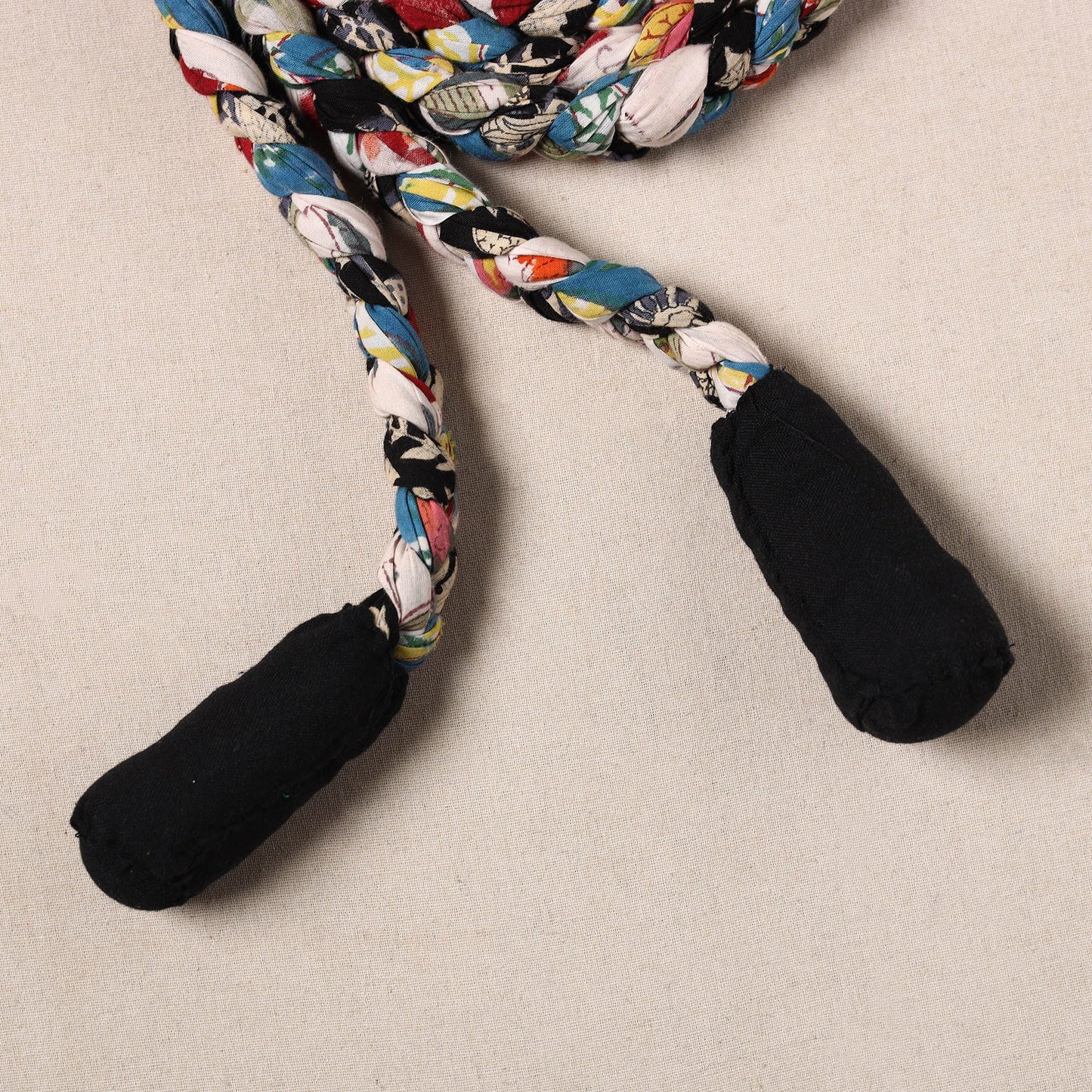 Handmade Upcycled Fabric Skipping Rope