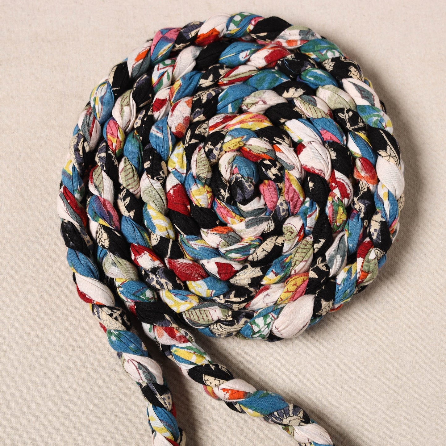 Handmade Upcycled Fabric Skipping Rope