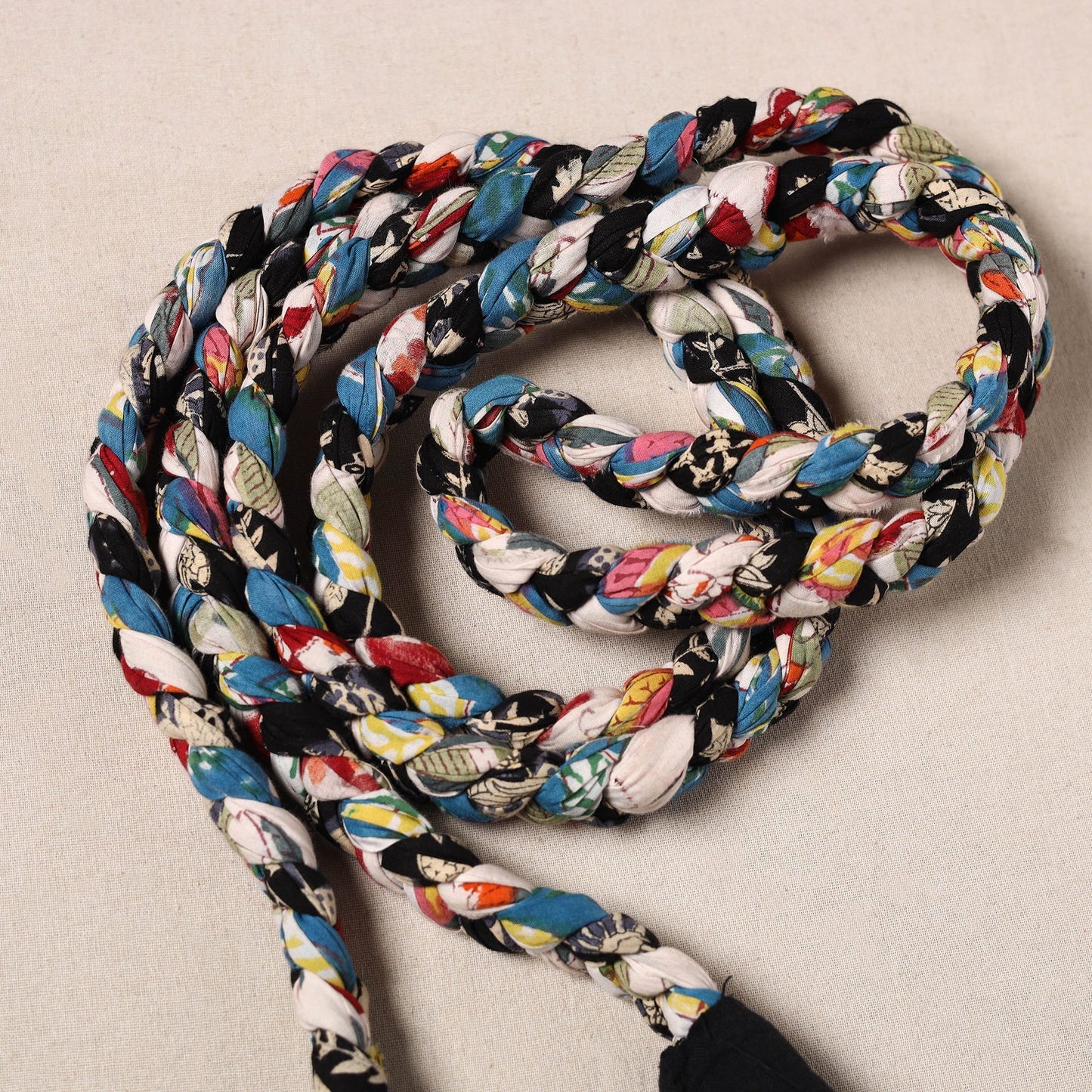 Handmade Upcycled Fabric Skipping Rope