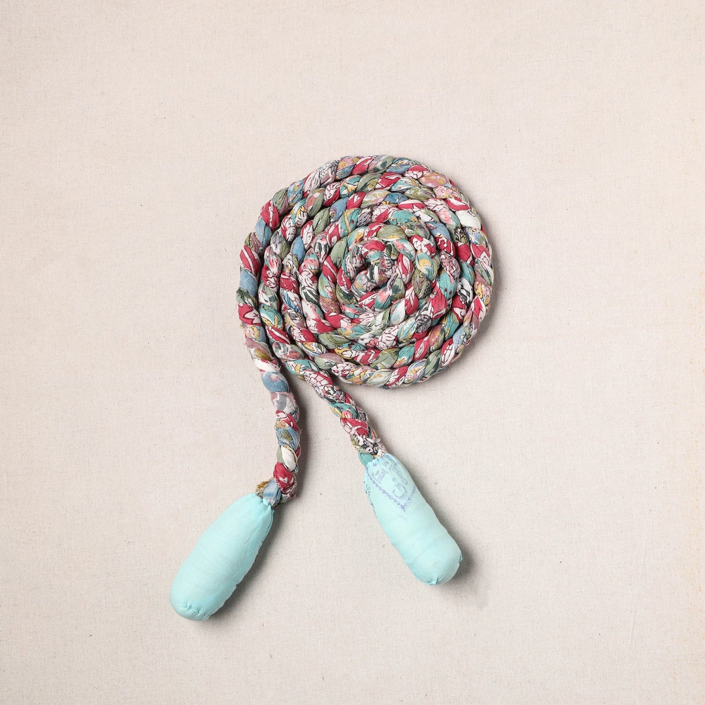 Handmade Upcycled Fabric Skipping Rope