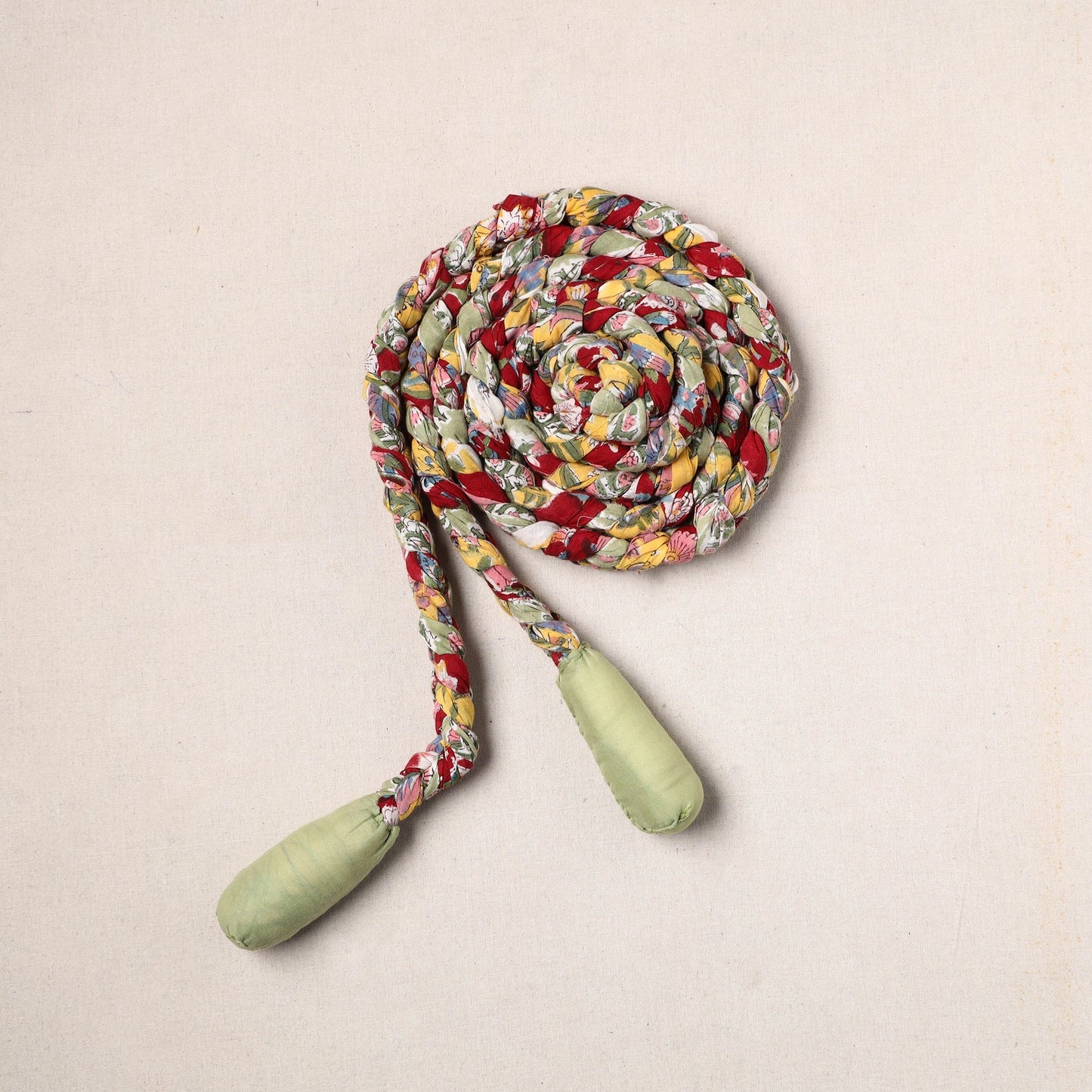 Handmade Upcycled Fabric Skipping Rope