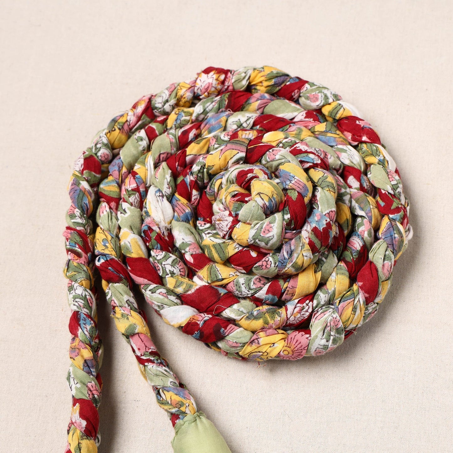 Handmade Upcycled Fabric Skipping Rope