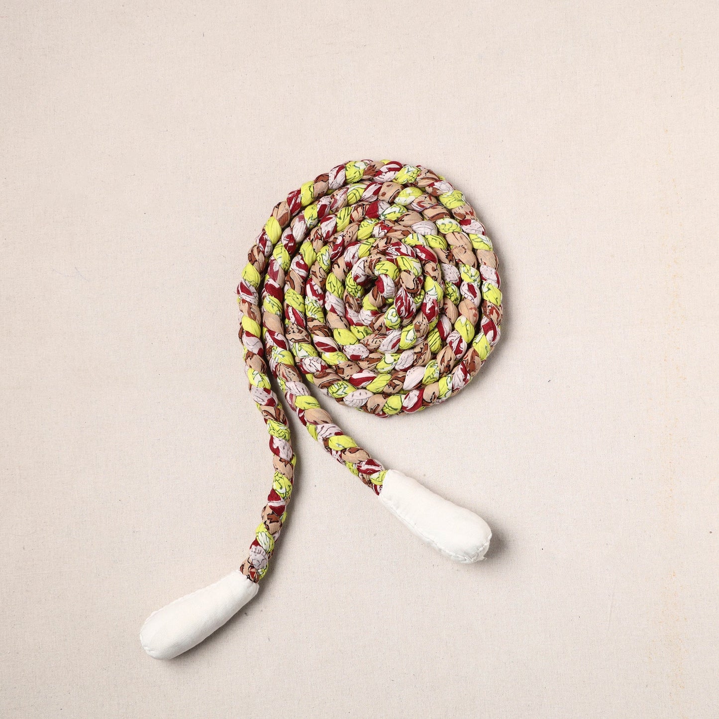 Handmade Upcycled Fabric Skipping Rope
