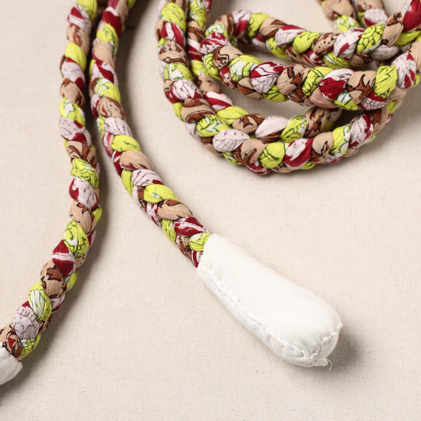 Handmade Upcycled Fabric Skipping Rope