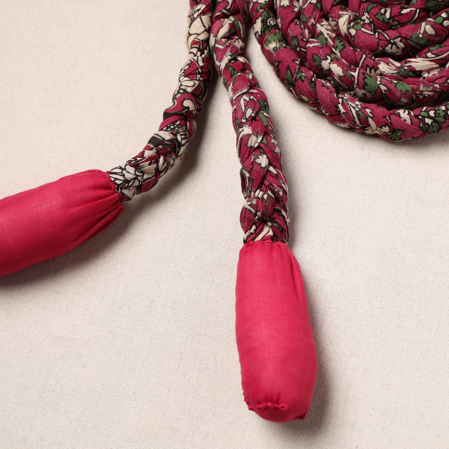 Handmade Upcycled Fabric Skipping Rope