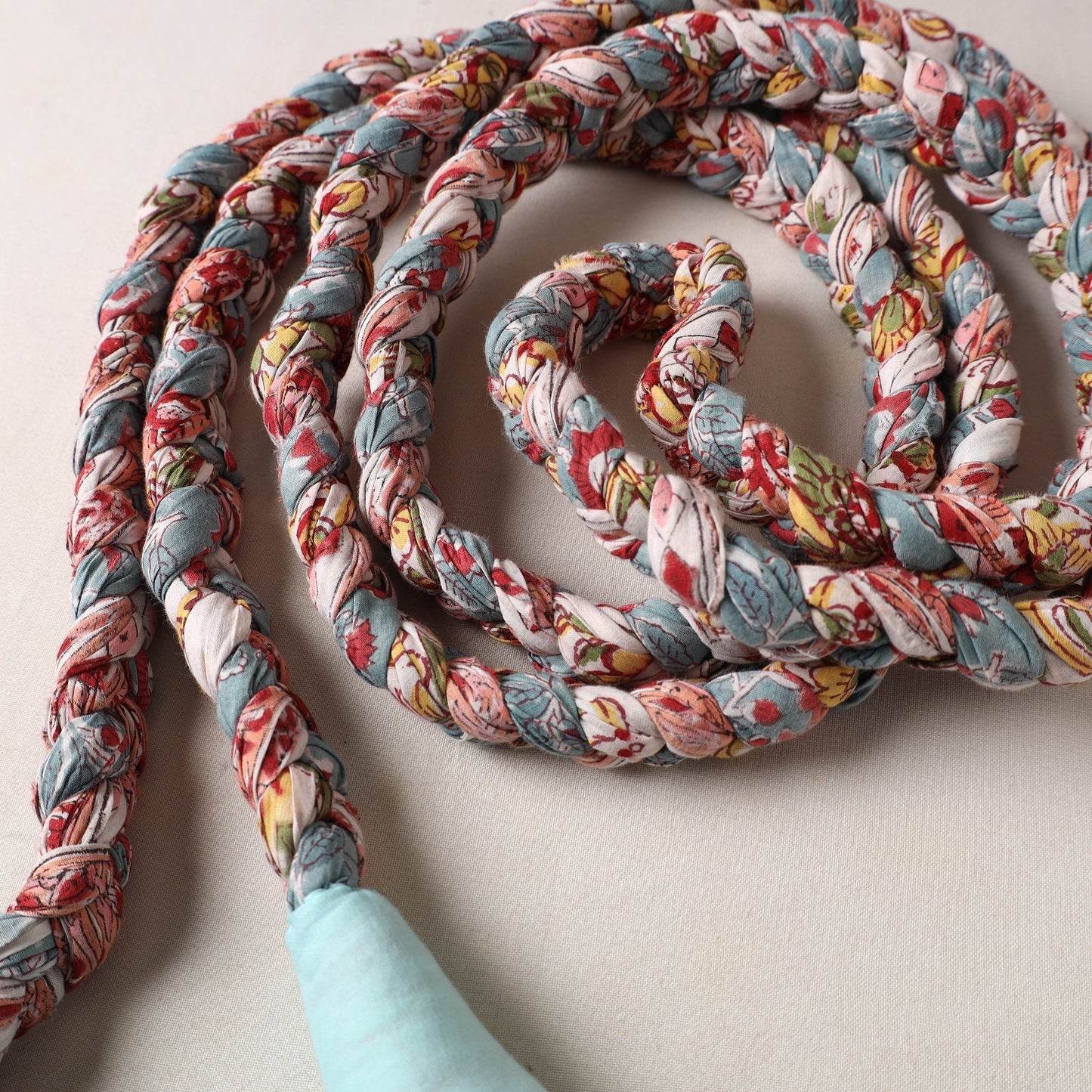 Handmade Upcycled Fabric Skipping Rope 17