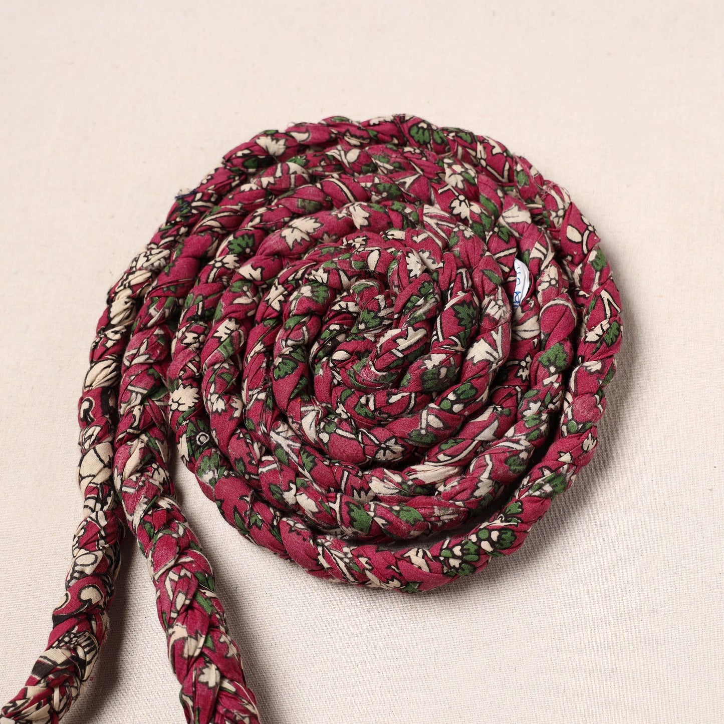 Handmade Upcycled Fabric Skipping Rope