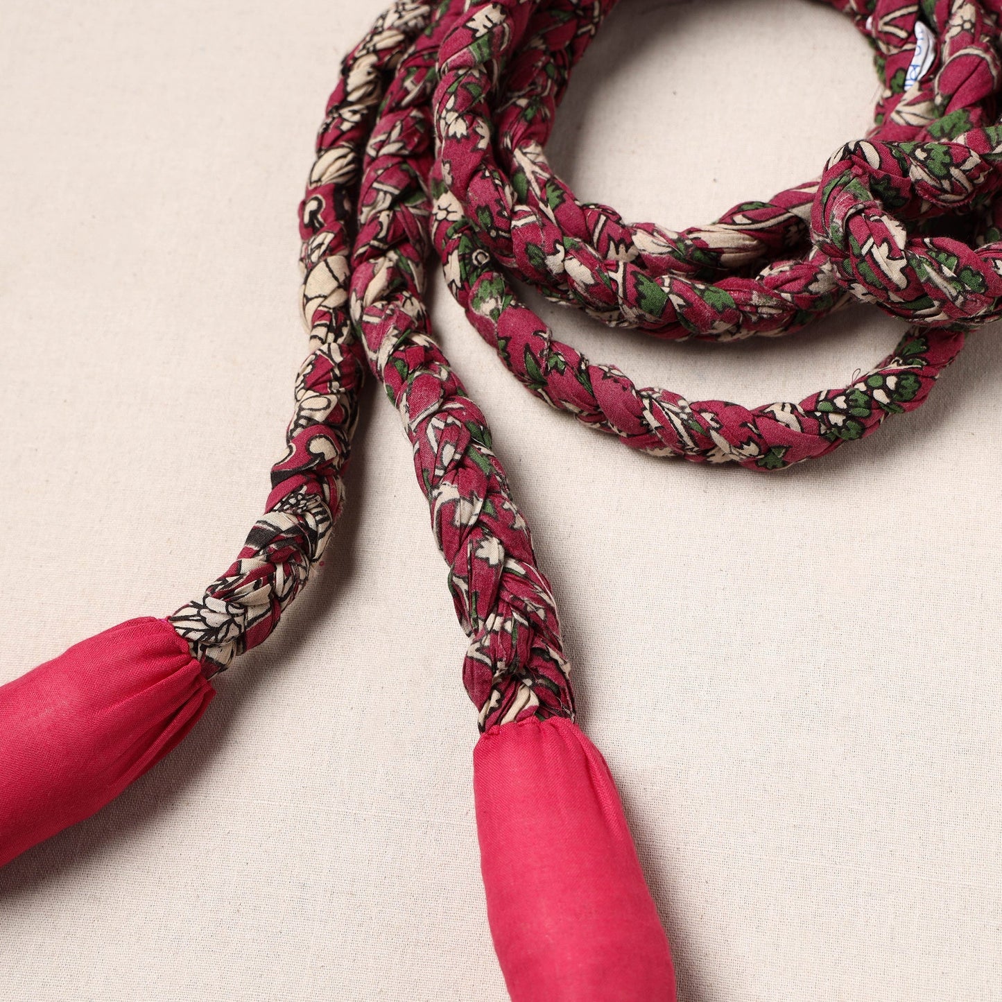 Handmade Upcycled Fabric Skipping Rope