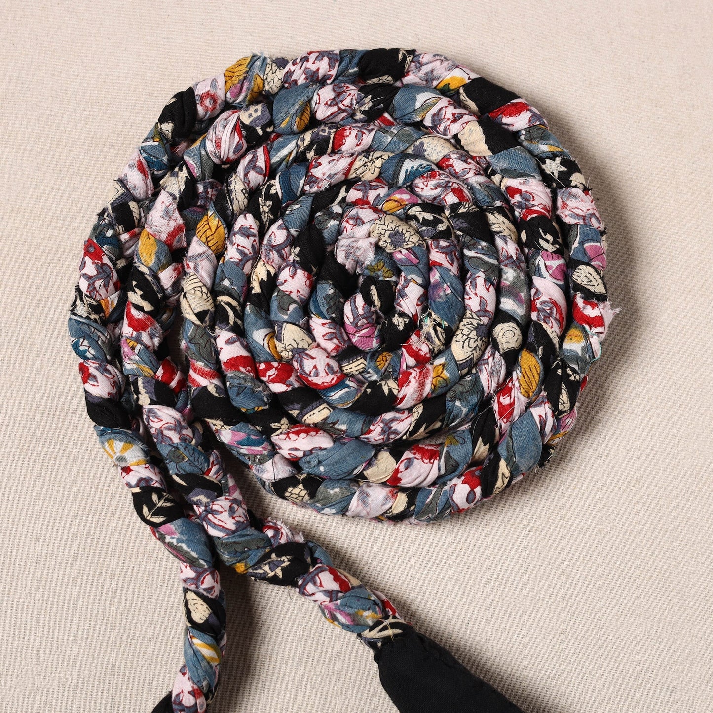 Handmade Upcycled Fabric Skipping Rope