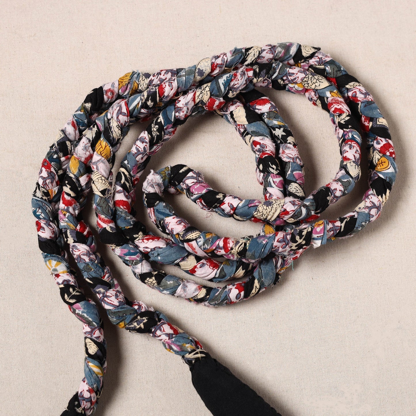 Handmade Upcycled Fabric Skipping Rope