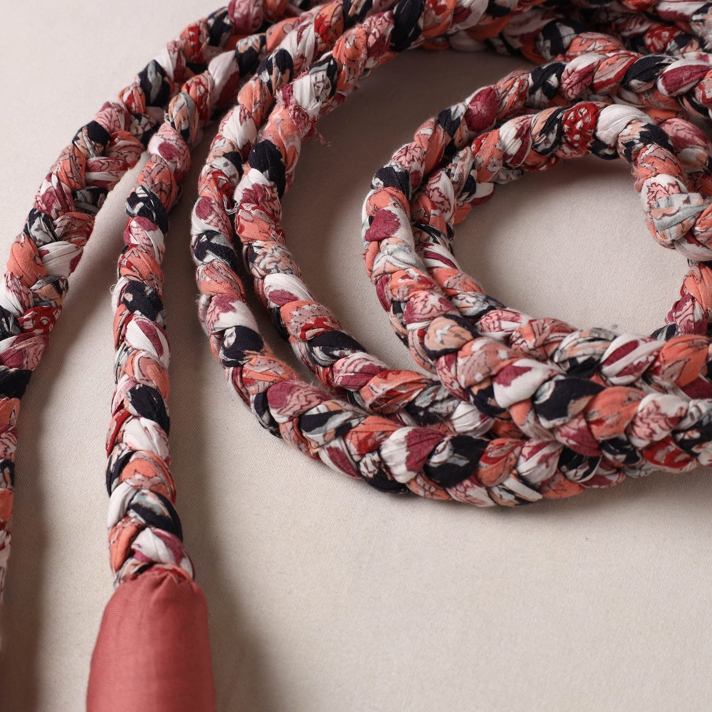 Handmade Upcycled Fabric Skipping Rope 18