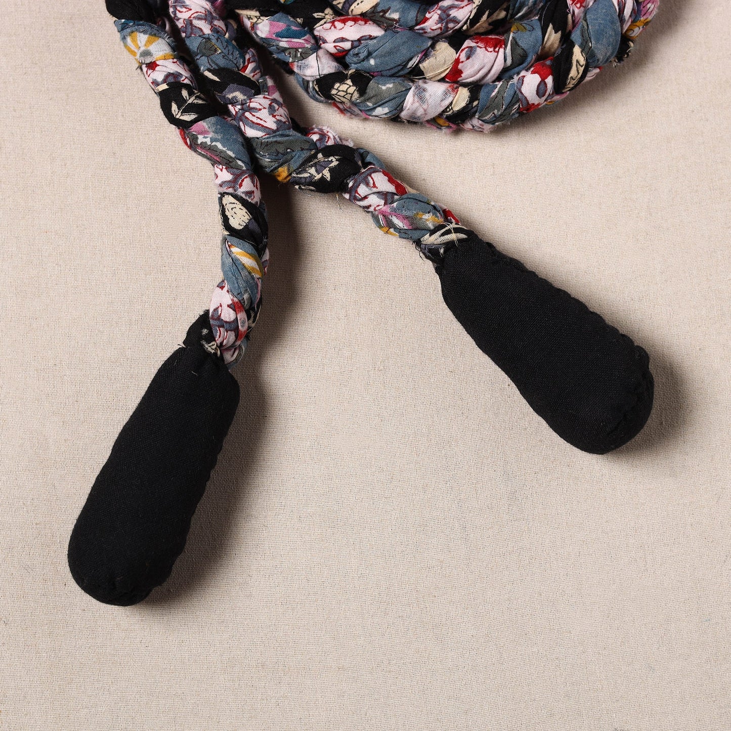 Handmade Upcycled Fabric Skipping Rope