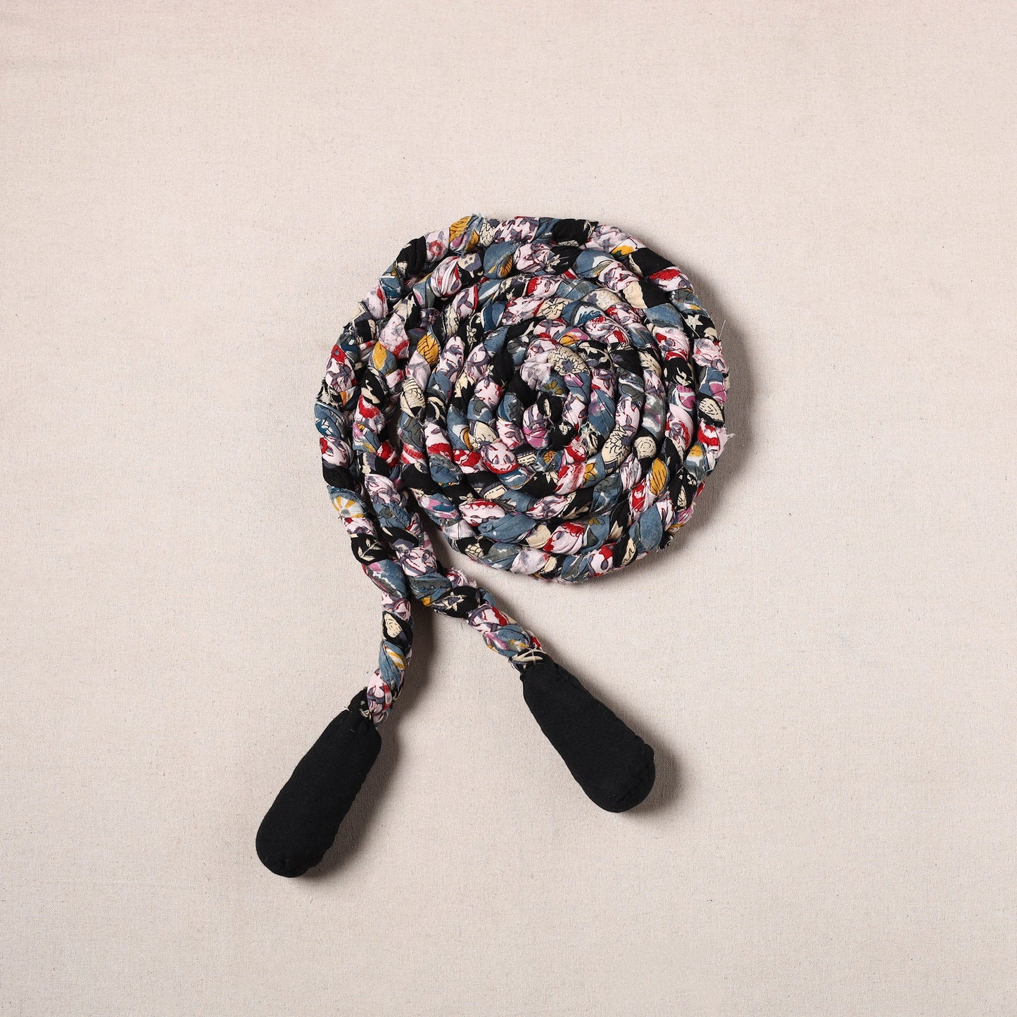 Handmade Upcycled Fabric Skipping Rope