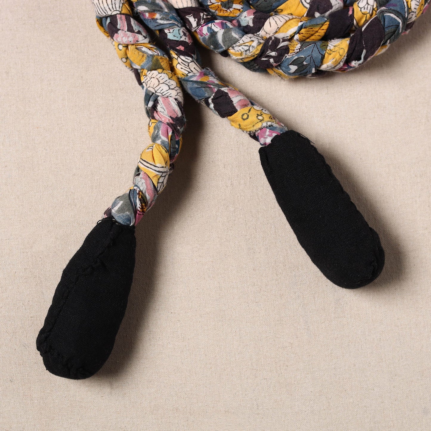 Handmade Upcycled Fabric Skipping Rope
