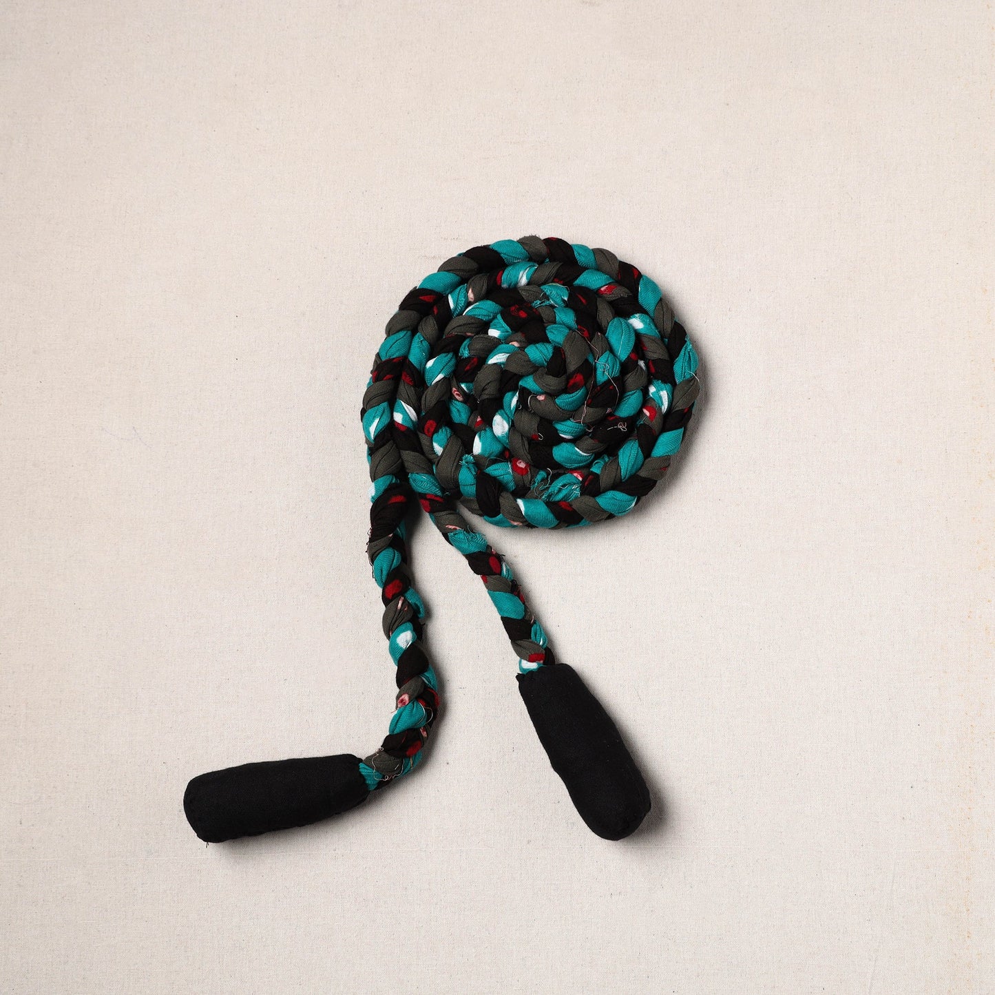 Handmade Upcycled Fabric Skipping Rope