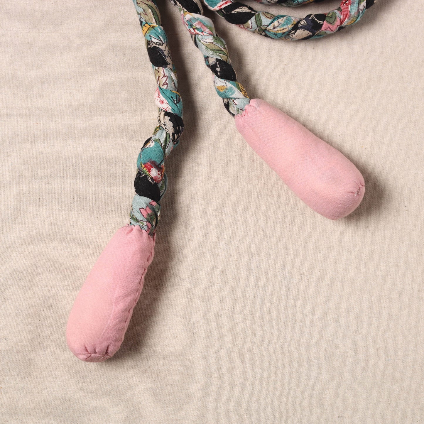 Handmade Upcycled Fabric Skipping Rope
