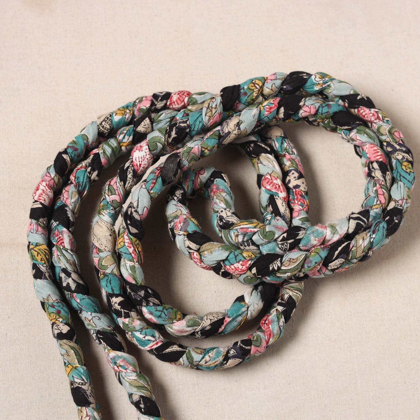 Handmade Upcycled Fabric Skipping Rope