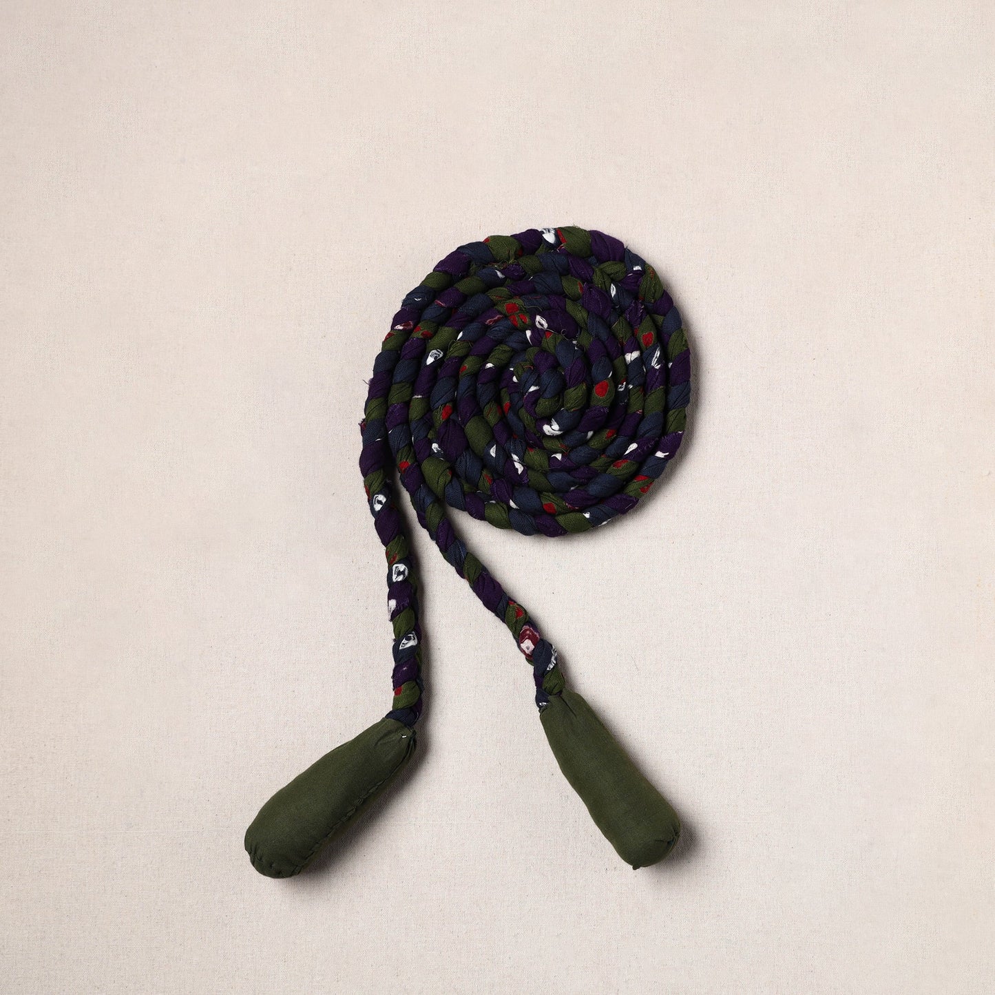 Handmade Upcycled Fabric Skipping Rope