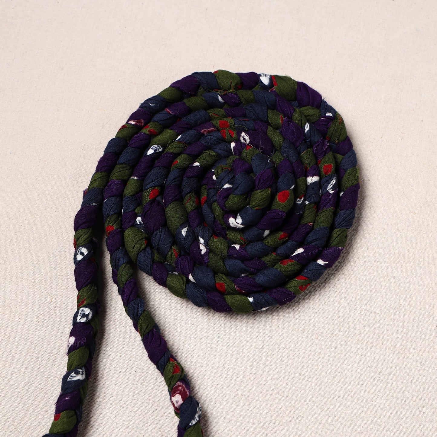 Handmade Upcycled Fabric Skipping Rope