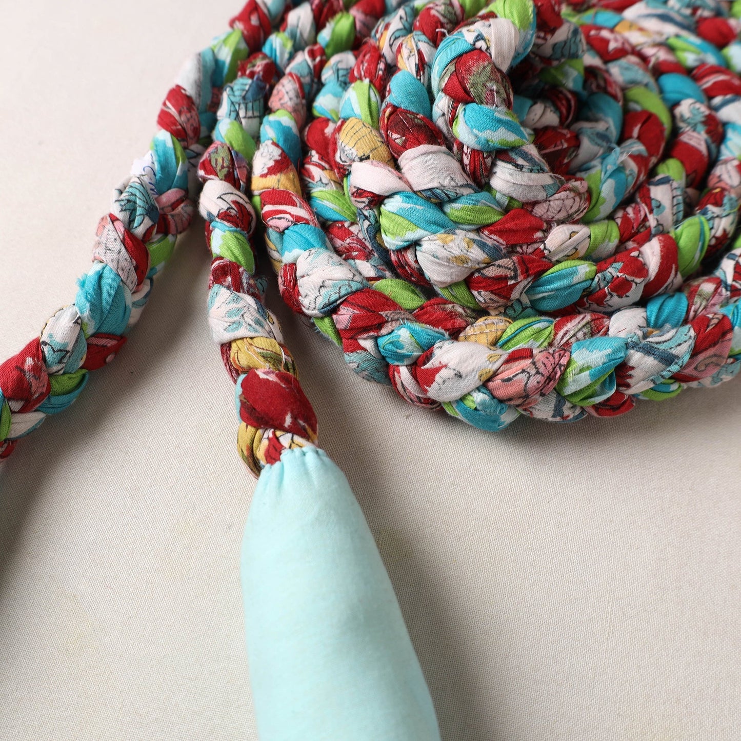 Handmade Upcycled Fabric Skipping Rope 22