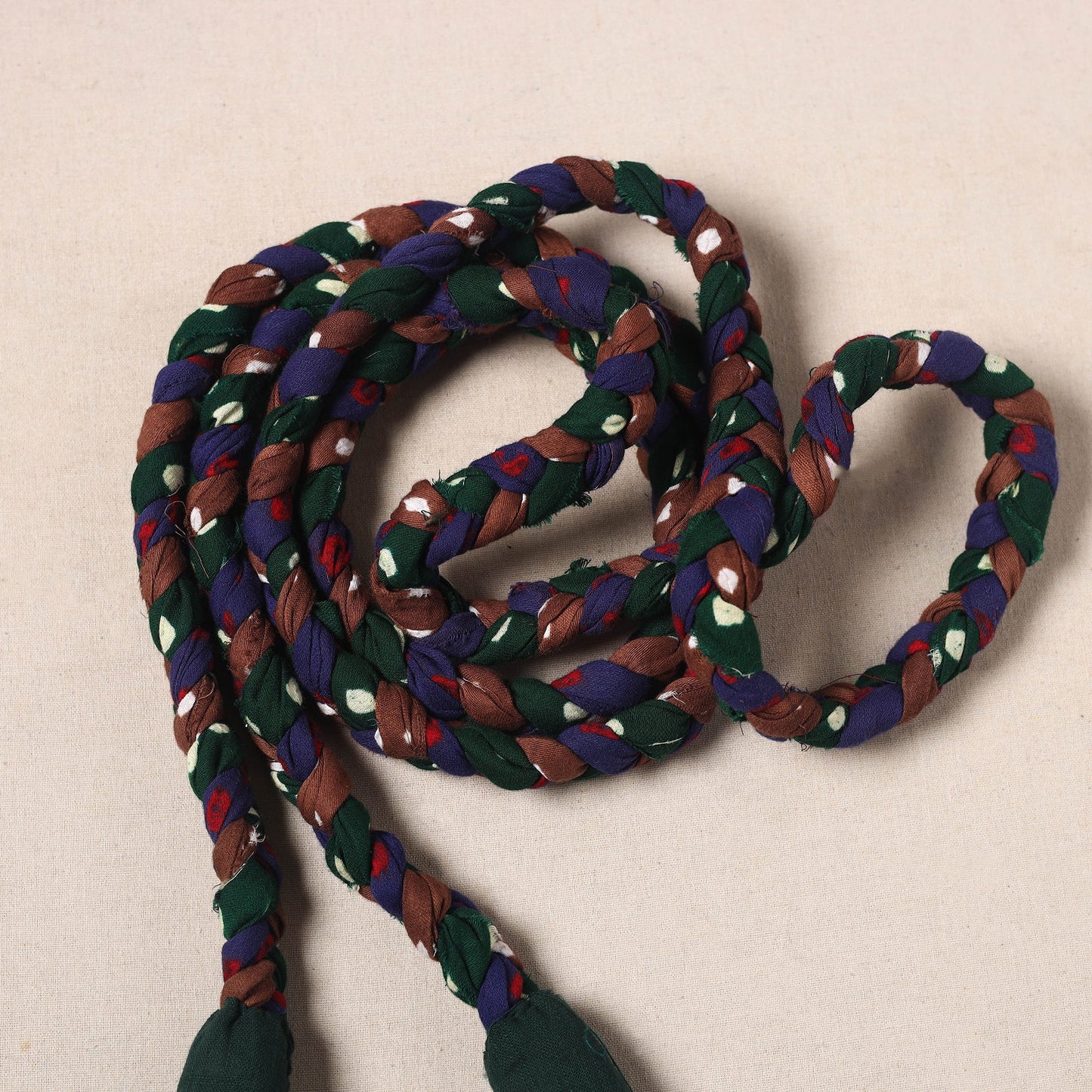 Handmade Upcycled Fabric Skipping Rope
