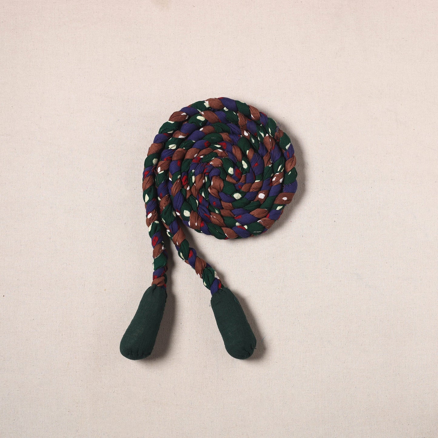 Handmade Upcycled Fabric Skipping Rope