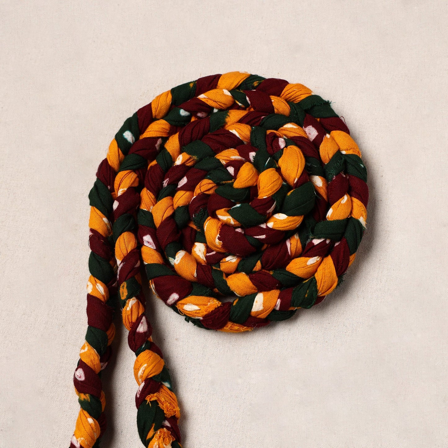 Handmade Upcycled Fabric Skipping Rope