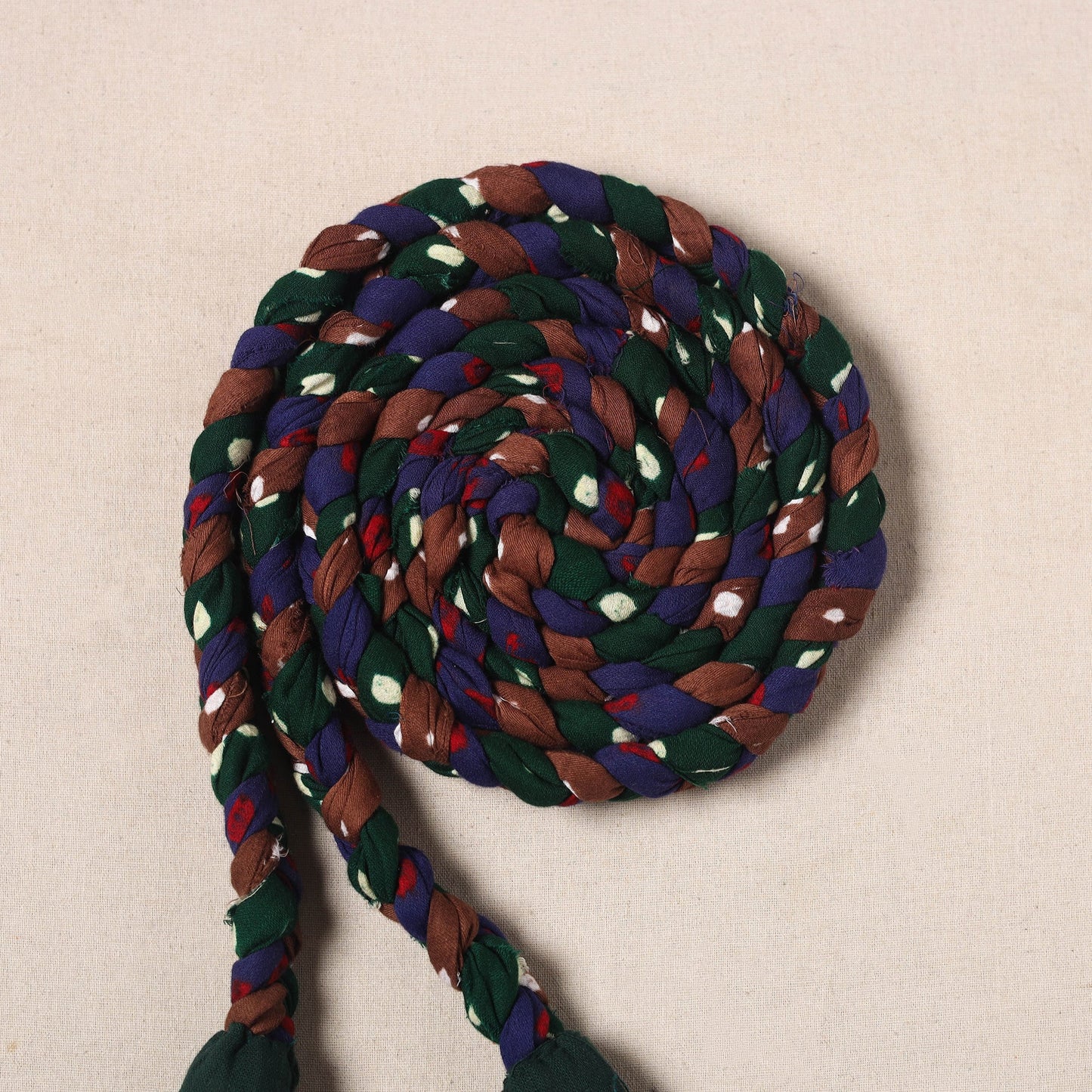 Handmade Upcycled Fabric Skipping Rope