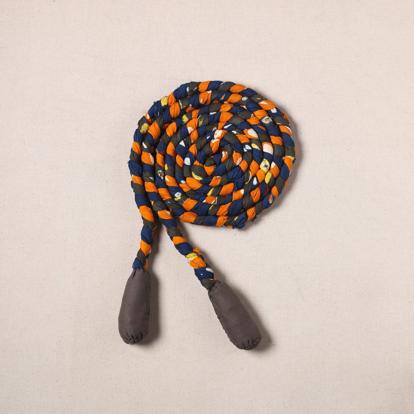 Handmade Upcycled Fabric Skipping Rope