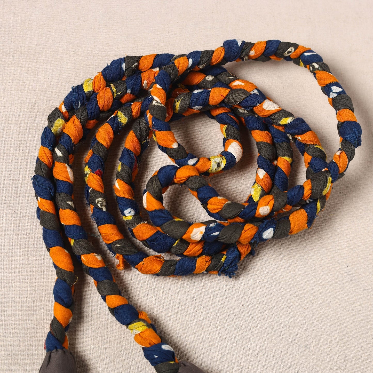 Handmade Upcycled Fabric Skipping Rope