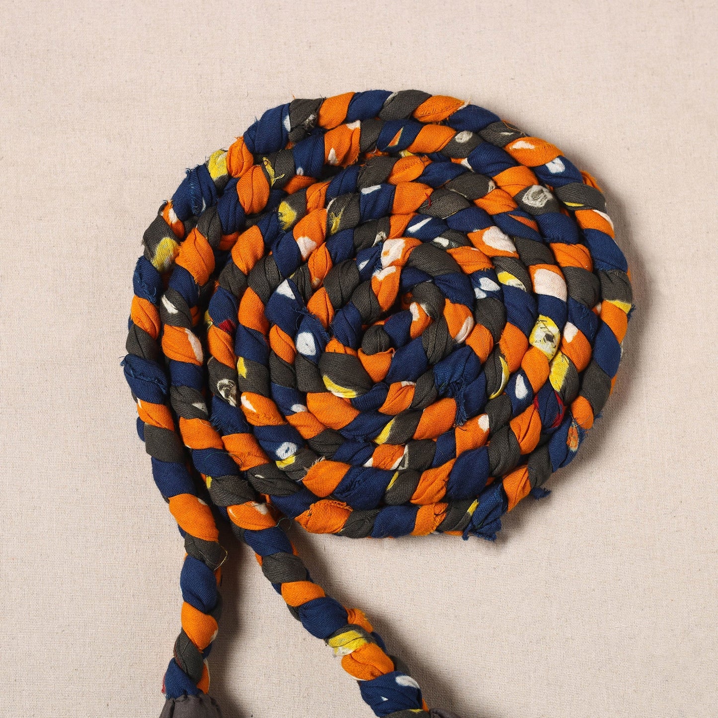 Handmade Upcycled Fabric Skipping Rope