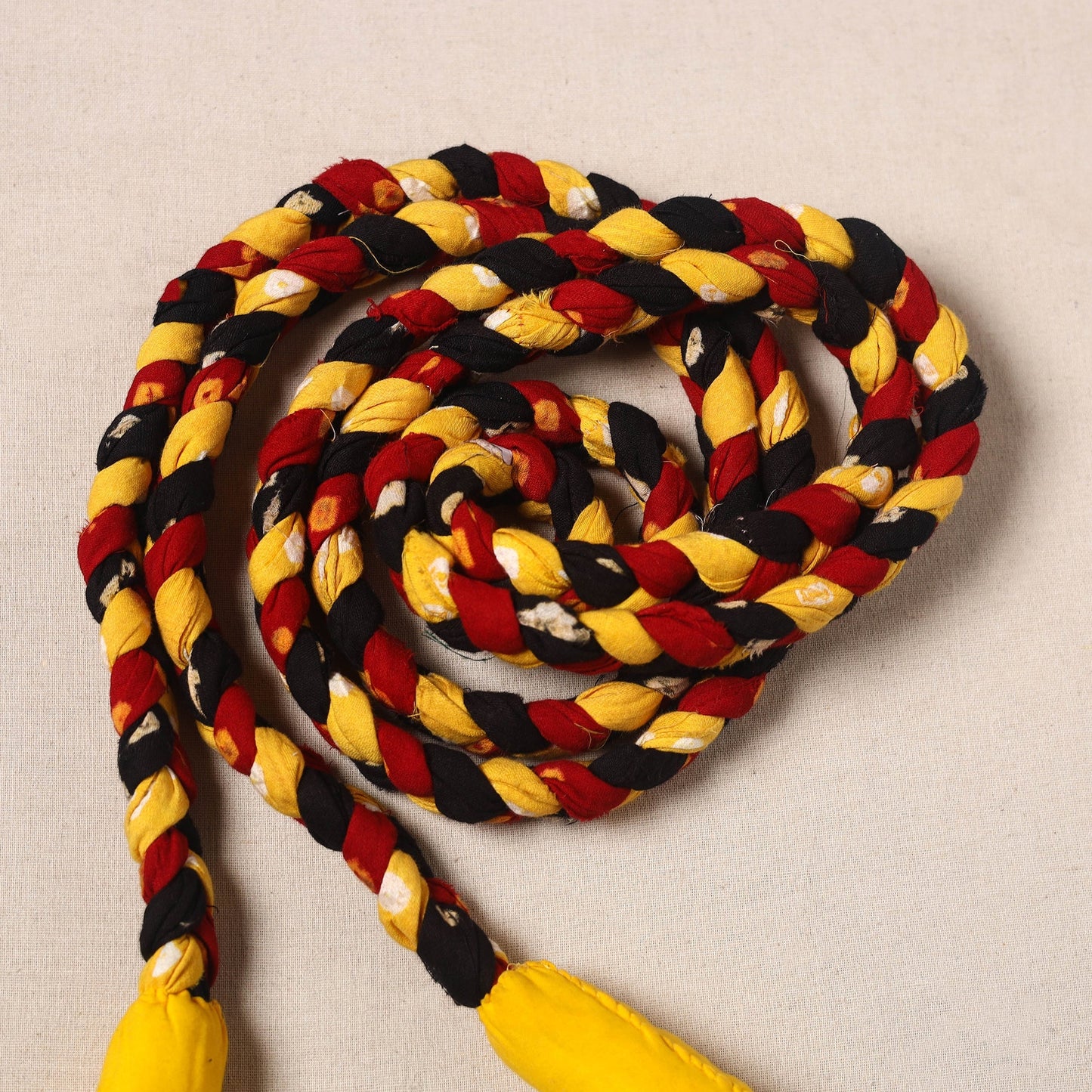 Handmade Upcycled Fabric Skipping Rope