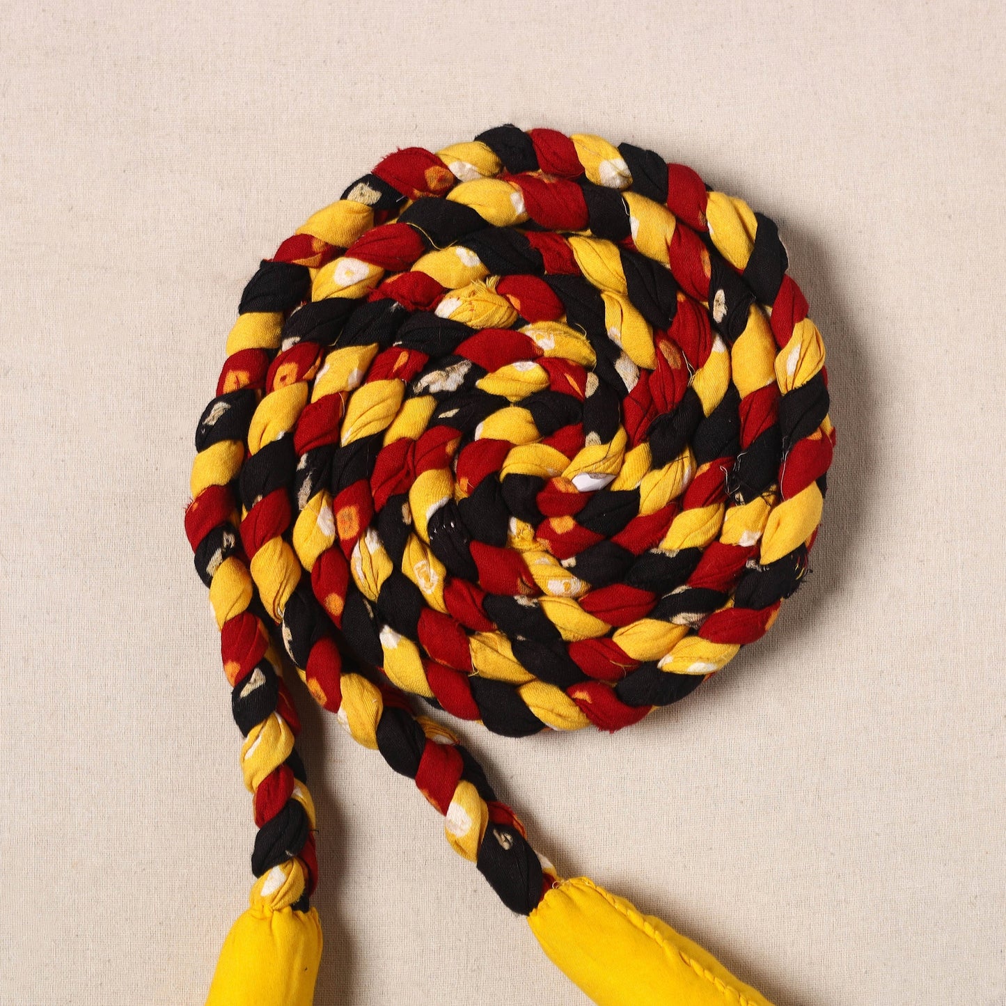 Handmade Upcycled Fabric Skipping Rope