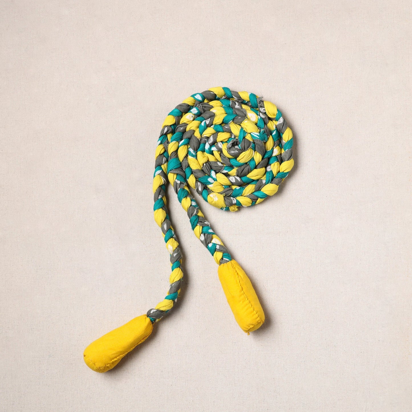Handmade Upcycled Fabric Skipping Rope