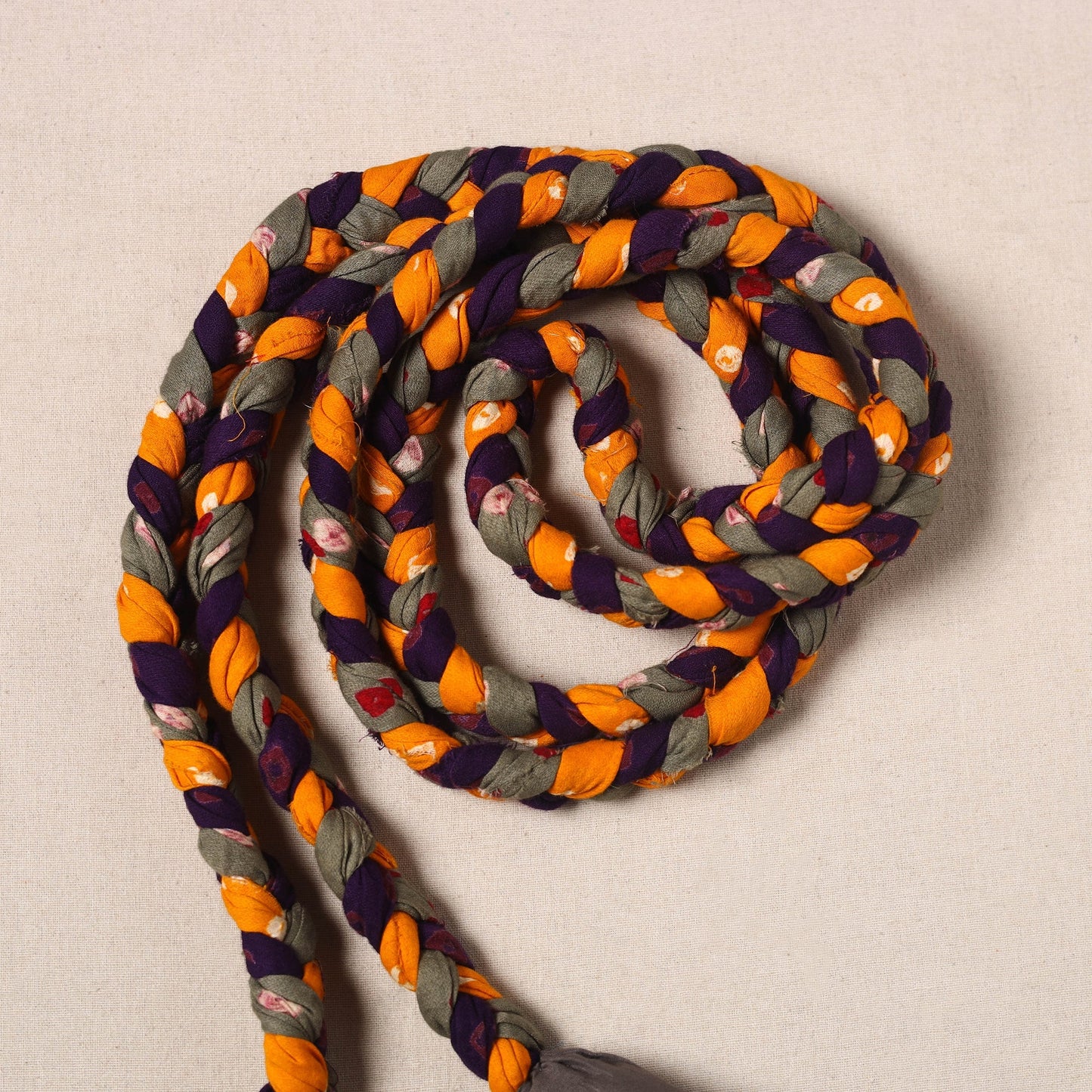 Handmade Upcycled Fabric Skipping Rope