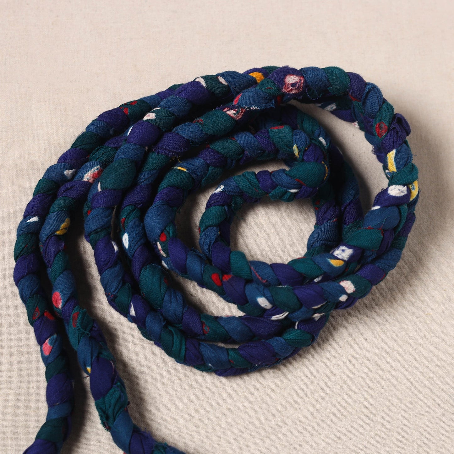 Handmade Upcycled Fabric Skipping Rope