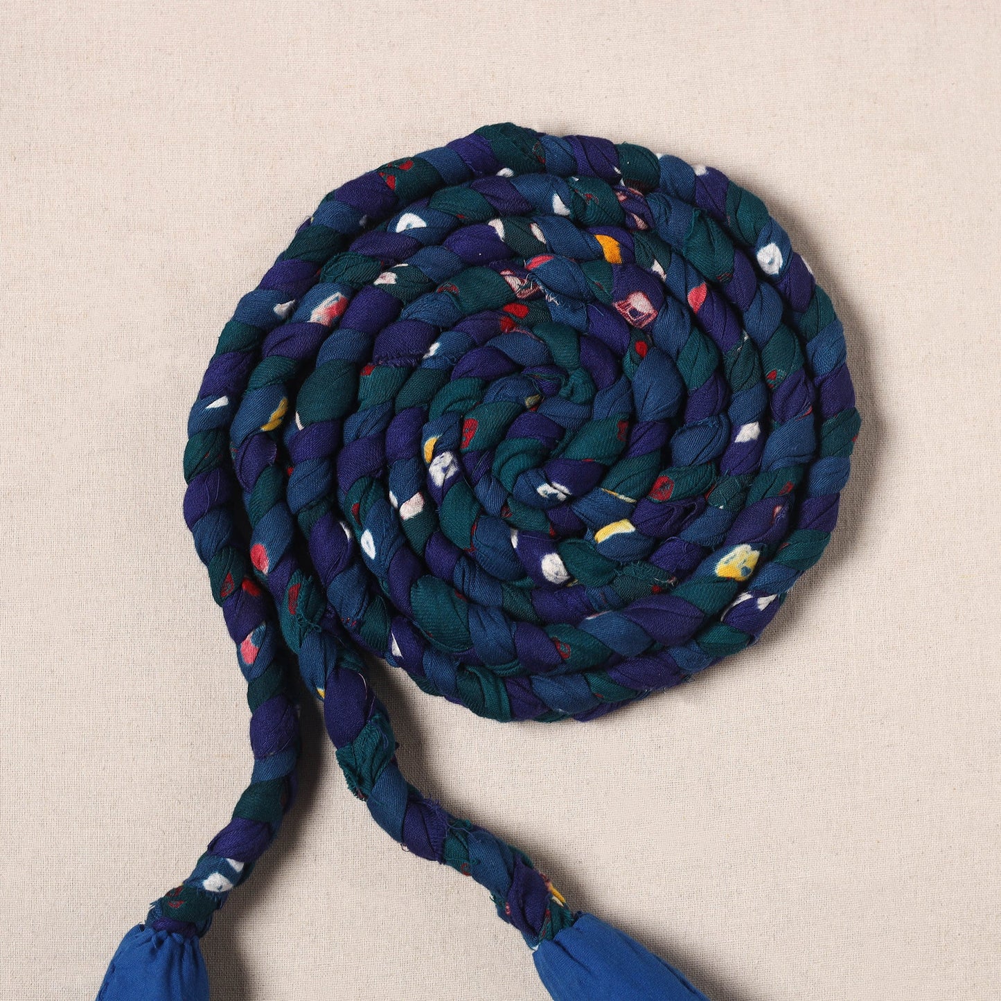 Handmade Upcycled Fabric Skipping Rope