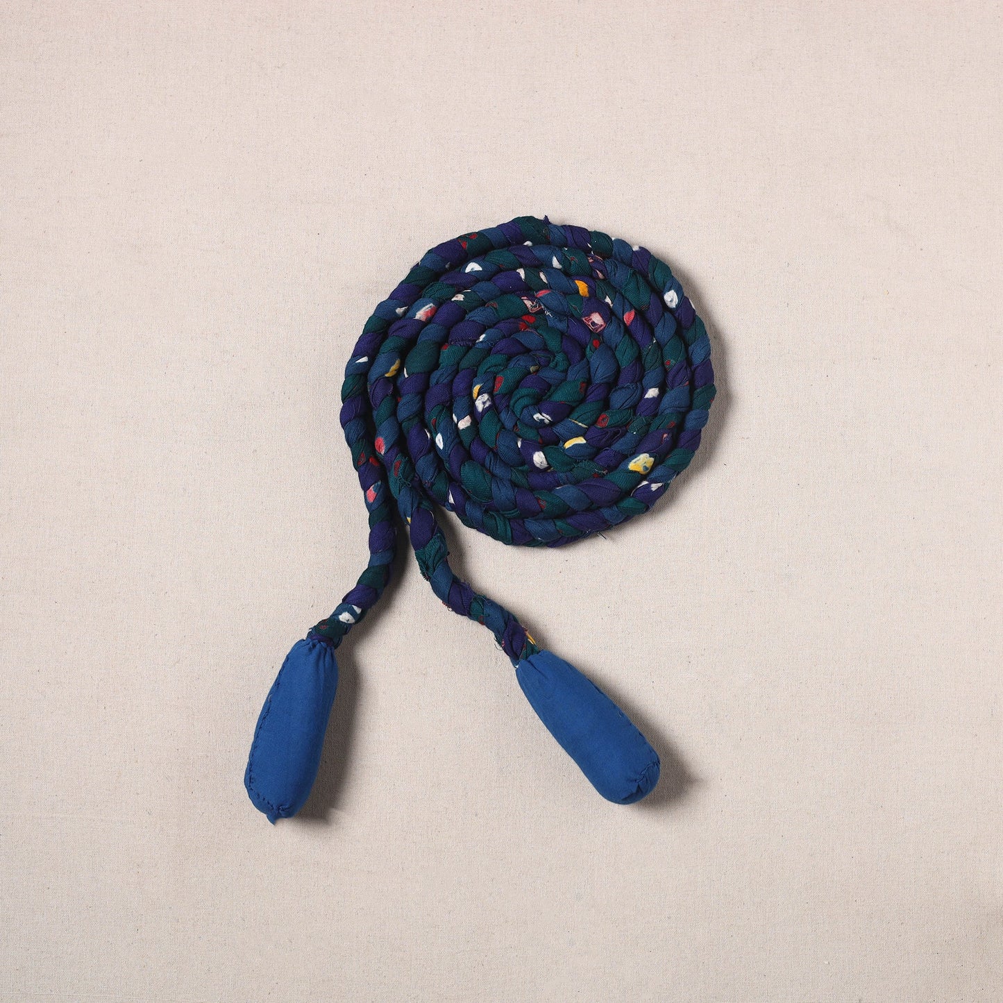 Handmade Upcycled Fabric Skipping Rope