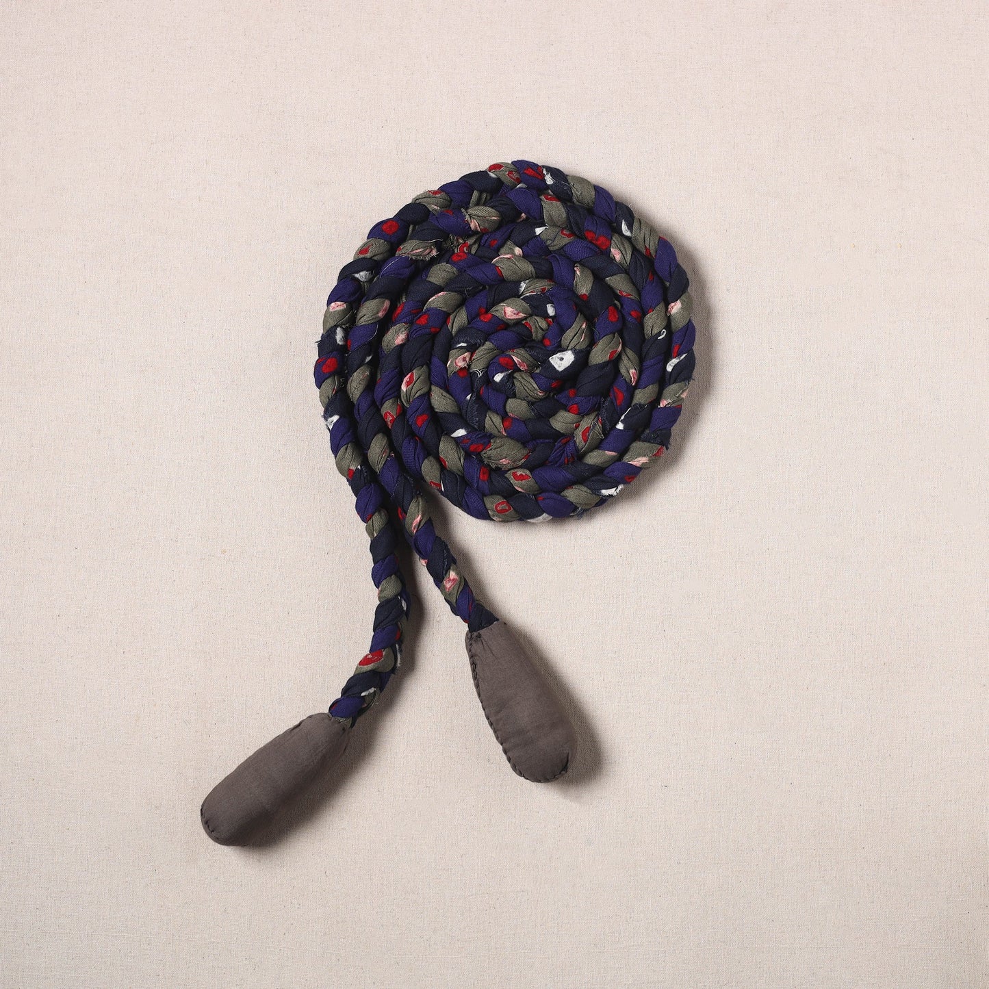 Handmade Upcycled Fabric Skipping Rope