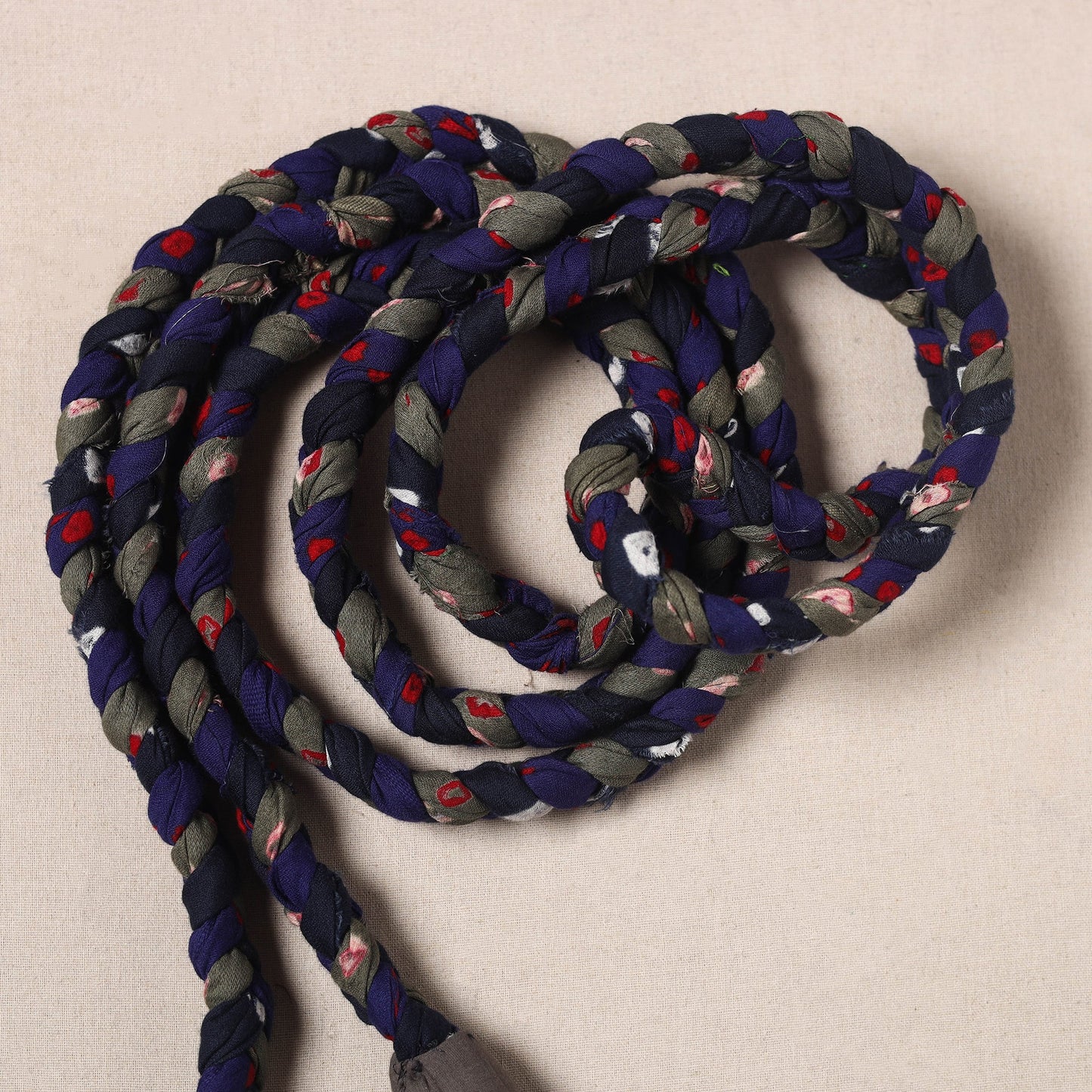 Handmade Upcycled Fabric Skipping Rope