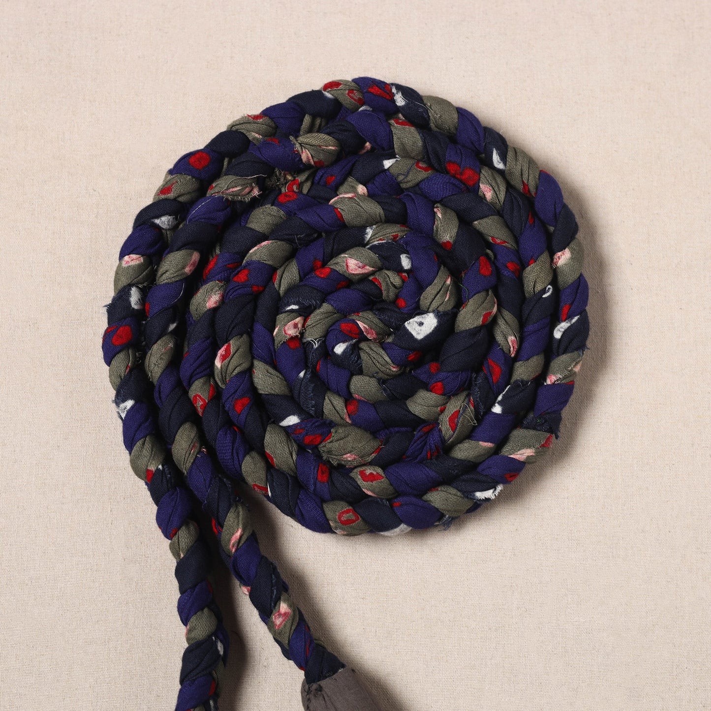 Handmade Upcycled Fabric Skipping Rope