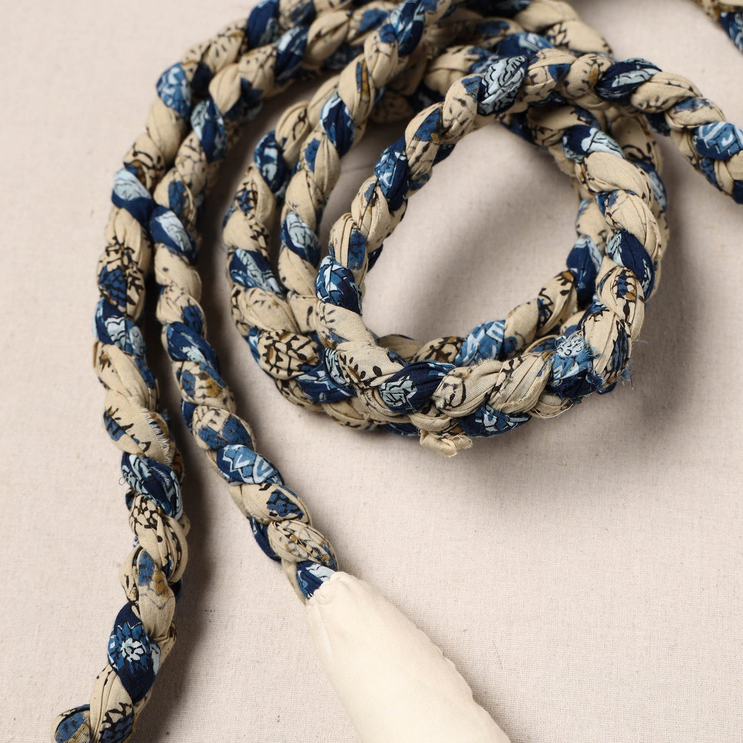 Handmade Upcycled Fabric Skipping Rope