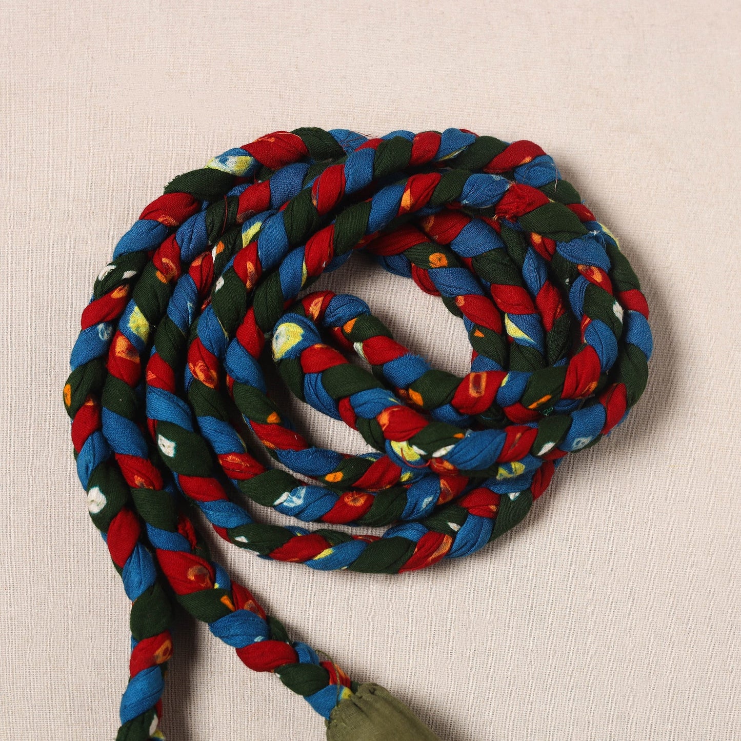 Handmade Upcycled Fabric Skipping Rope