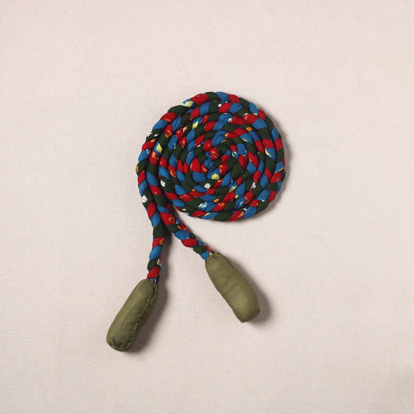 Handmade Upcycled Fabric Skipping Rope