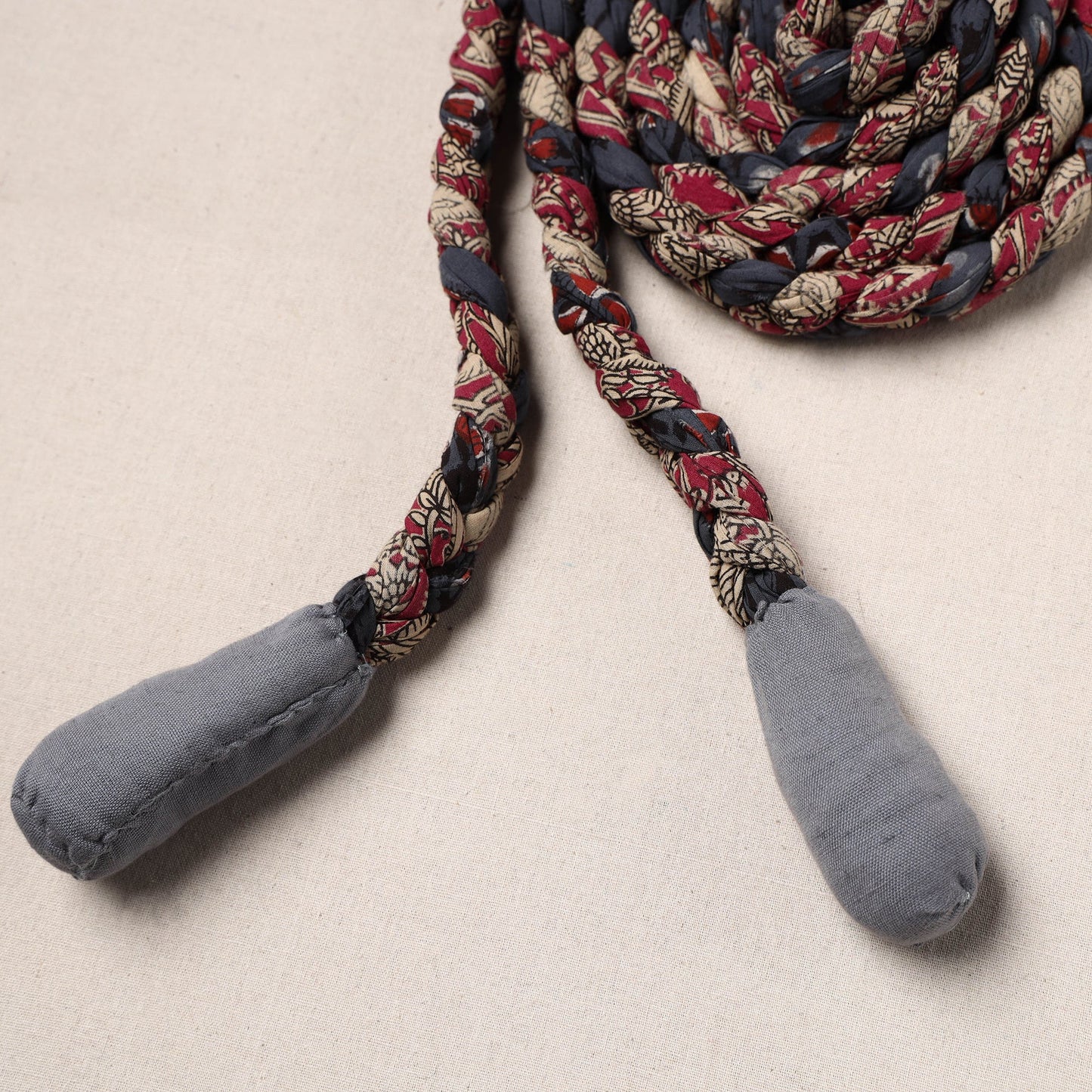Handmade Upcycled Fabric Skipping Rope