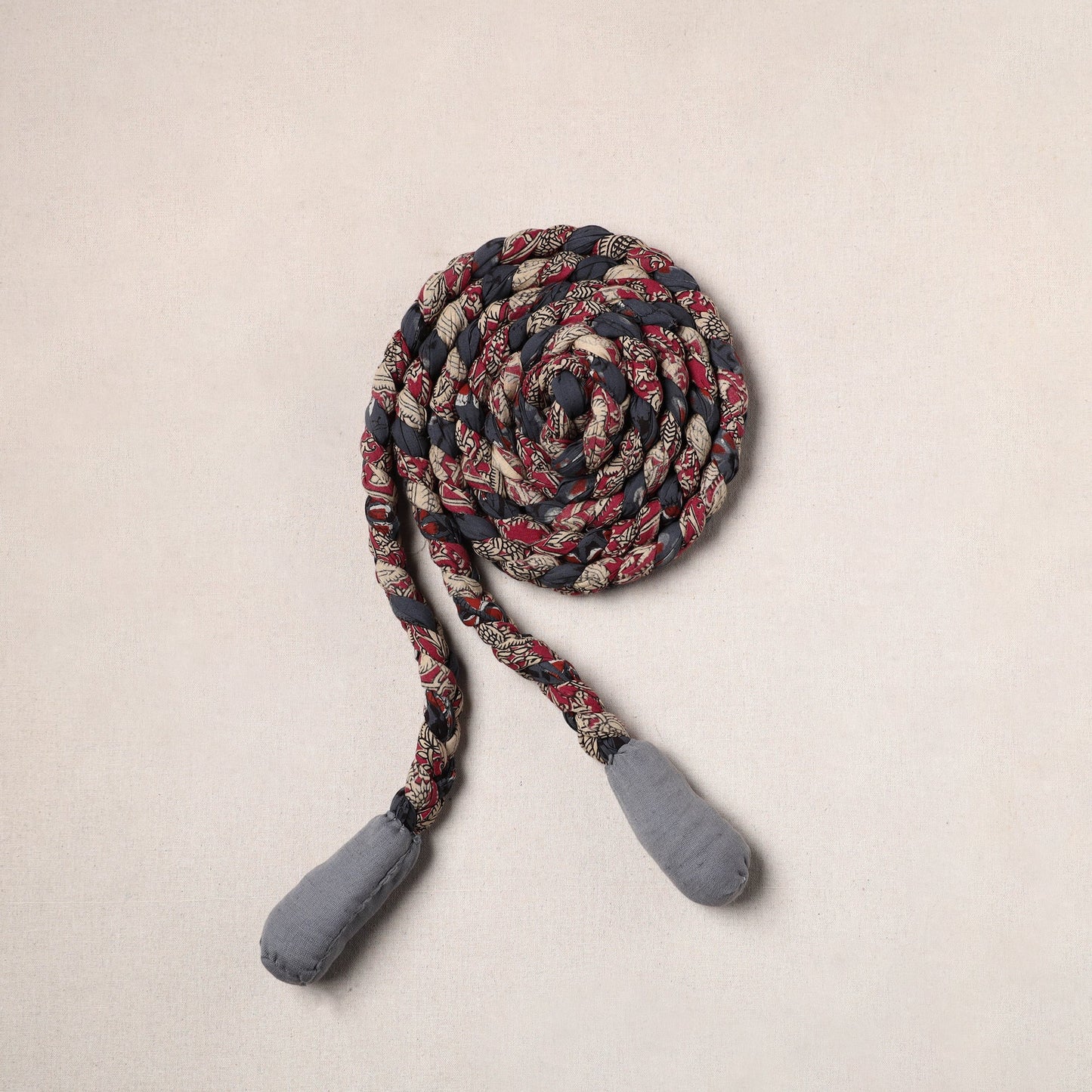 Handmade Upcycled Fabric Skipping Rope