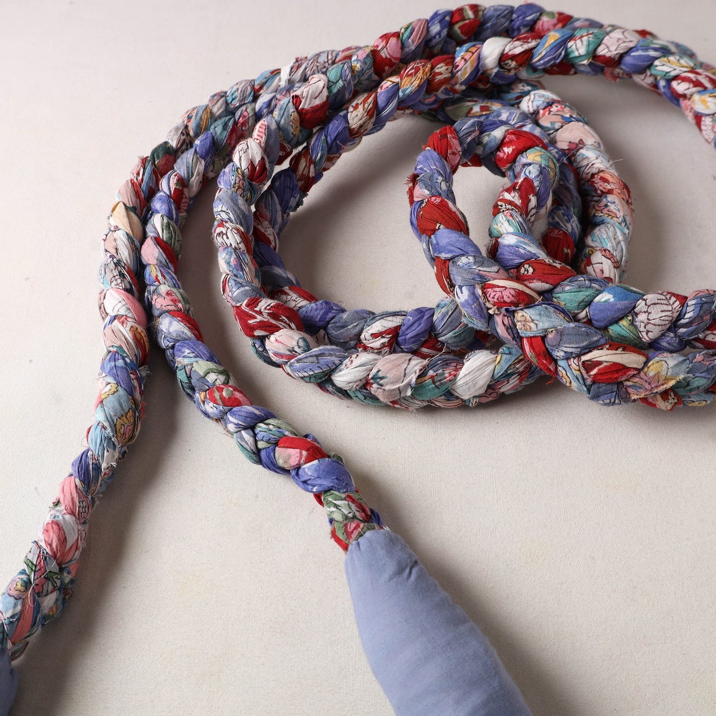 Handmade Upcycled Fabric Skipping Rope 30