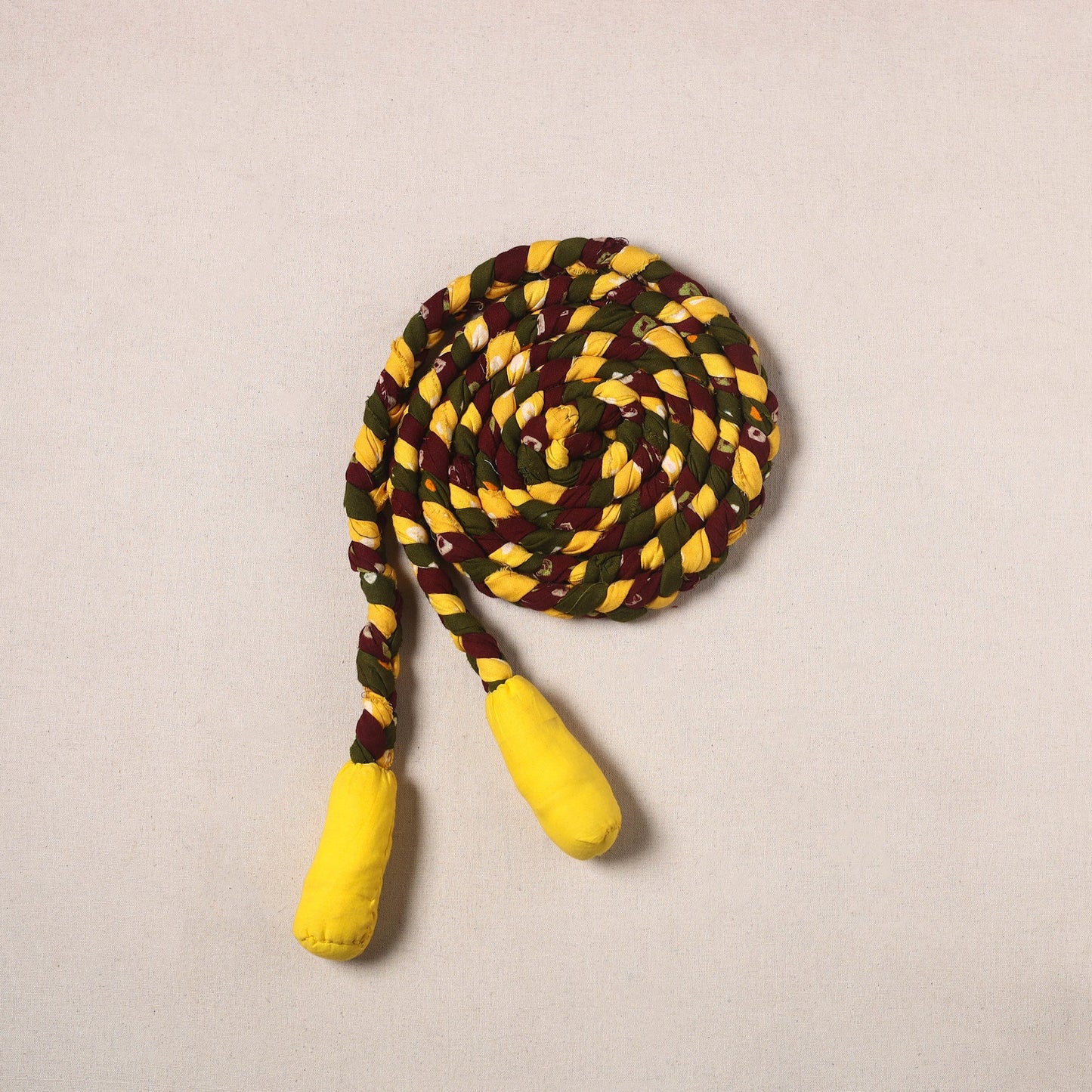 Handmade Upcycled Fabric Skipping Rope