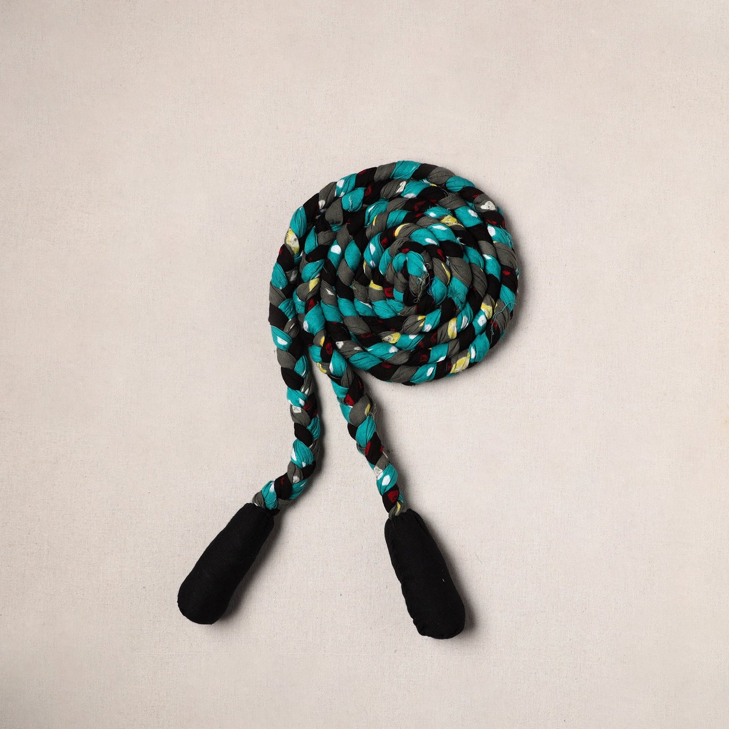 Handmade Upcycled Fabric Skipping Rope