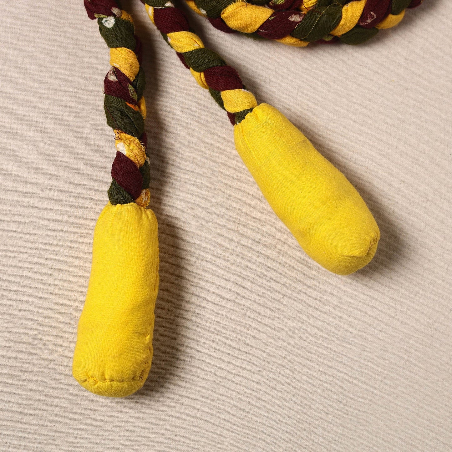 Handmade Upcycled Fabric Skipping Rope